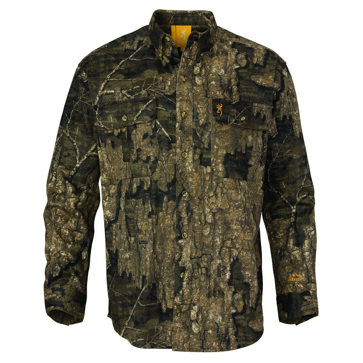 Choose Size & Sleeve Browning Wasatch Realtree Camo Hunting L/S & S/S Shirt 